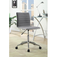Coaster Furniture 800727 Adjustable Height Office Chair Grey and Chrome